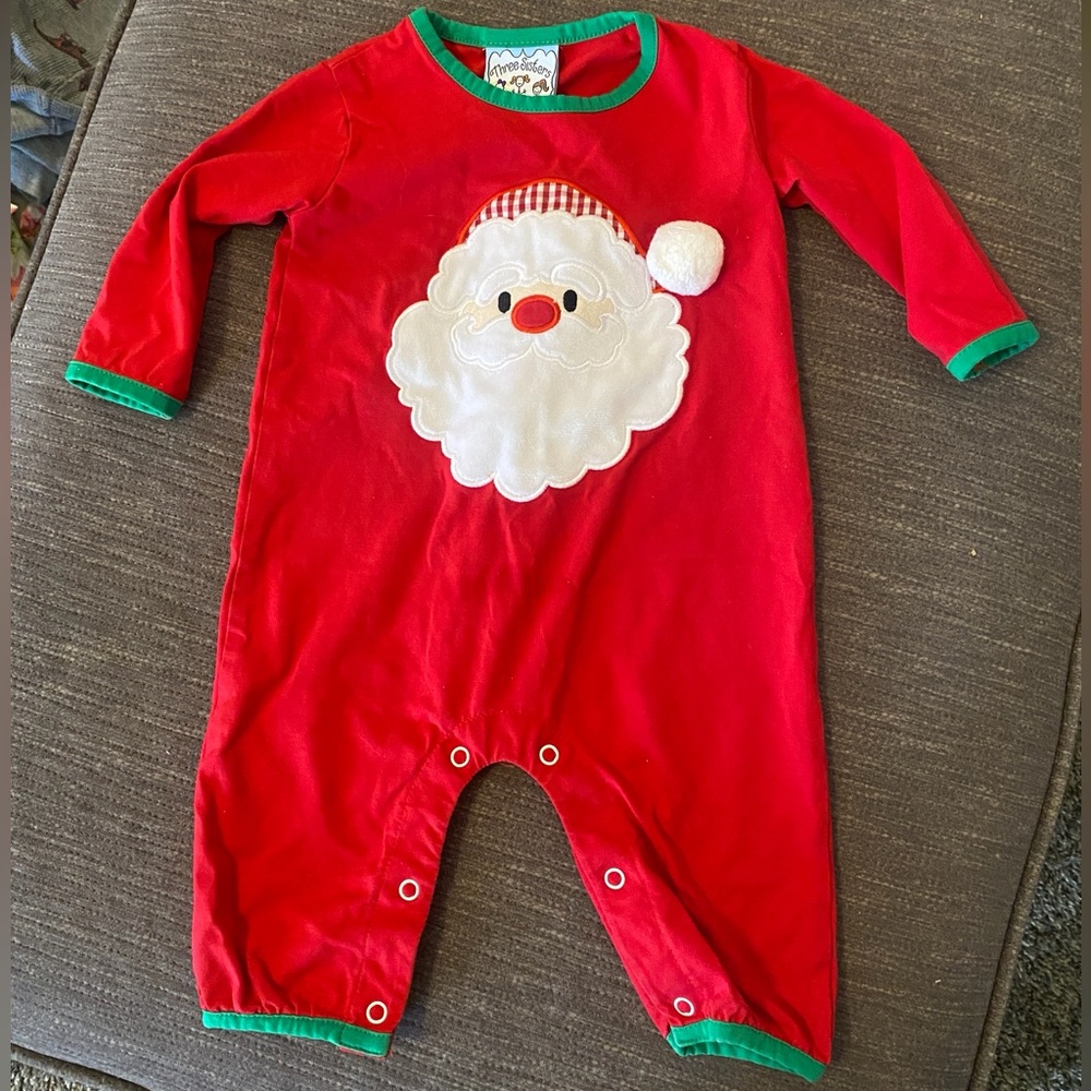 Three Sisters Santa Romper